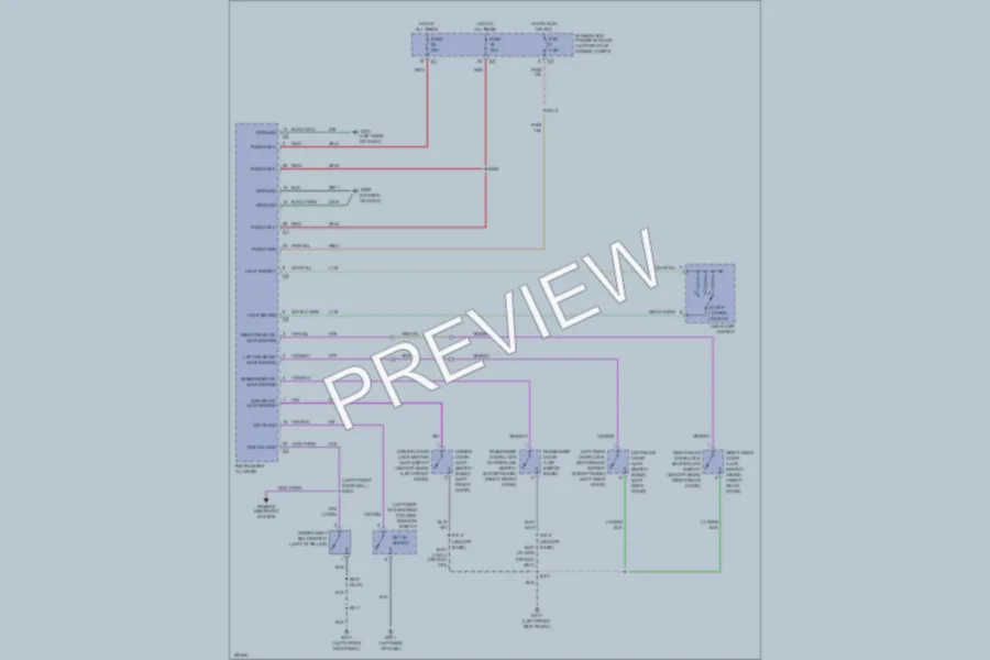 2004 Dodge R2500 Warning Systems wiring diagram preview