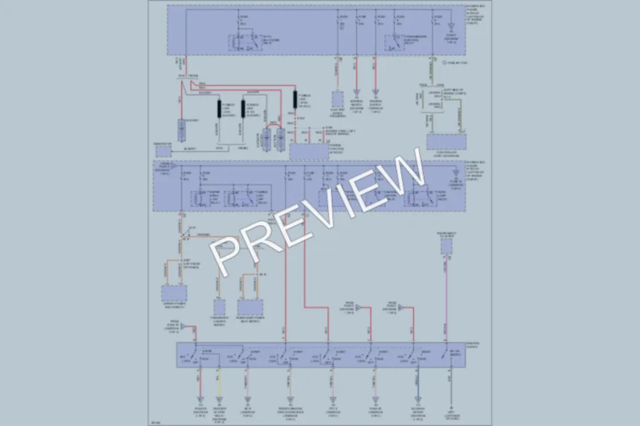 2004 Dodge R3500 Power Distribution wiring diagram preview