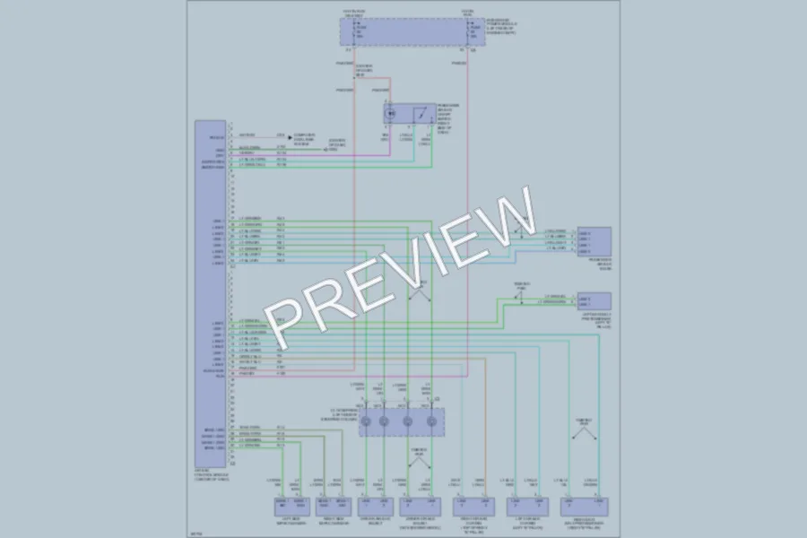 2004 Dodge R3500 Supplemental Restraints wiring diagram preview