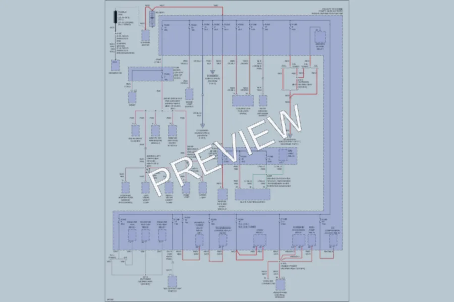 2004 Dodge SX20 Power Distribution wiring diagram preview