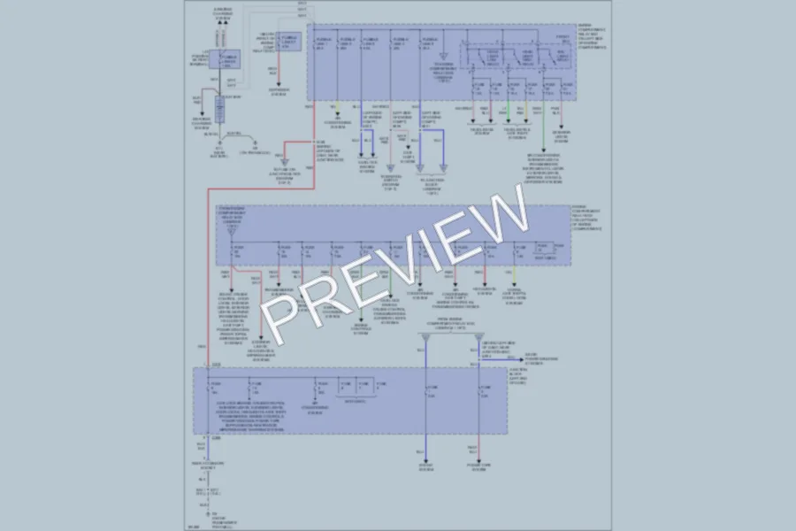 2004 Dodge 2D Coupe Power Distribution wiring diagram preview