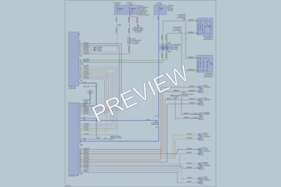 2004 Dodge 2D Coupe Radio wiring diagram preview