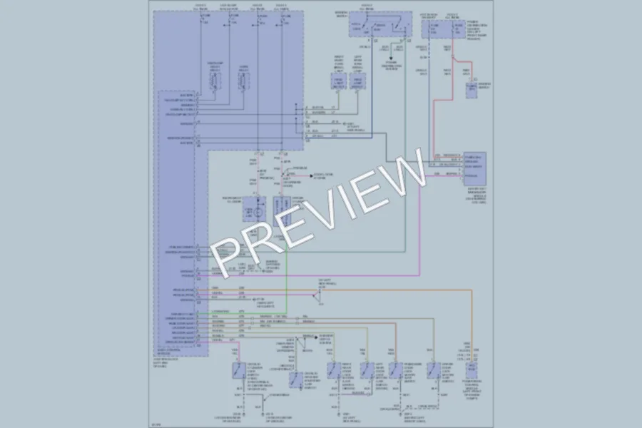2004 Dodge 4D Sedan Anti Theft wiring diagram preview