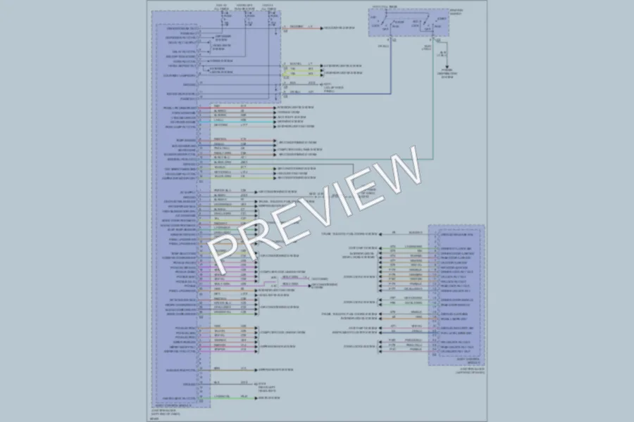 2004 Dodge 4D Sedan Body Control Modules wiring diagram preview
