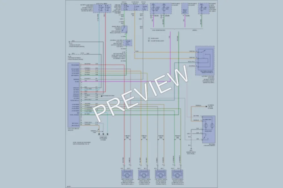2004 Ford CrownVictoria Anti Lock Brakes wiring diagram preview
