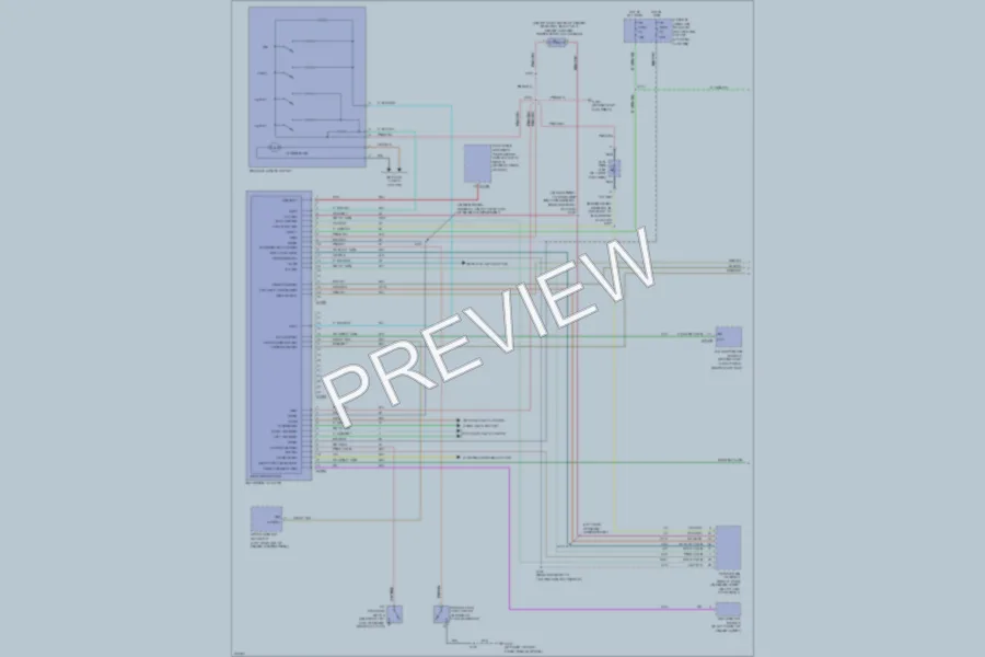 2004 Ford CrownVictoria Instrument Cluster wiring diagram preview