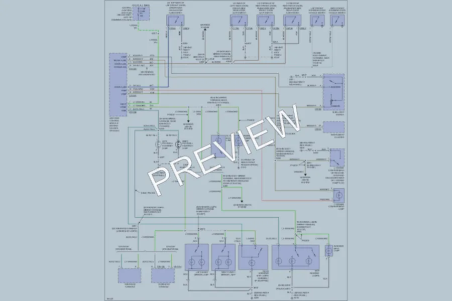 2004 Ford CrownVictoria Interior Lights wiring diagram preview