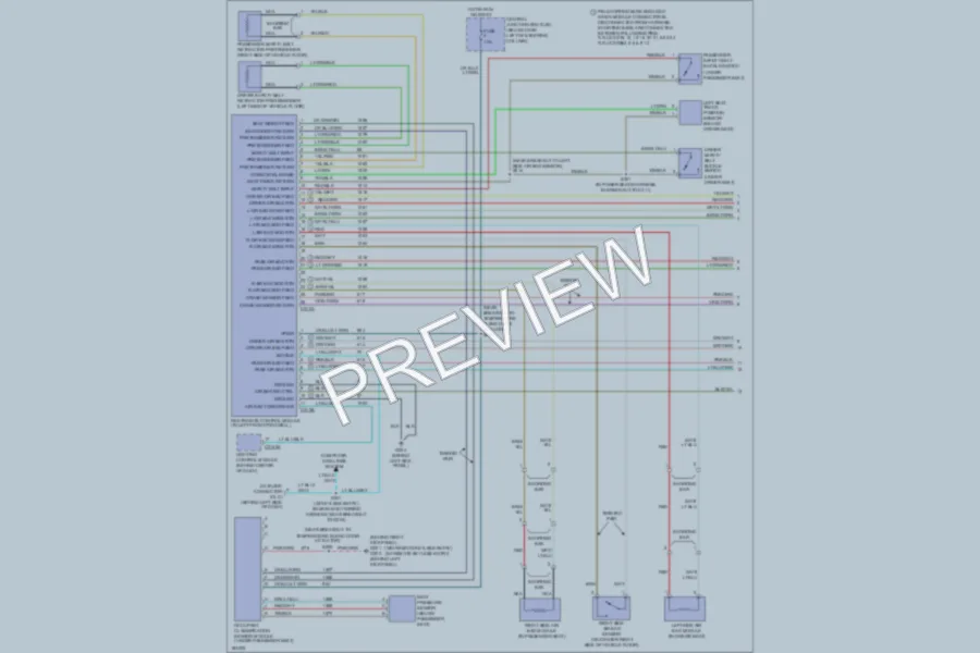 2004 Ford CrownVictoria Supplemental Restraints wiring diagram preview