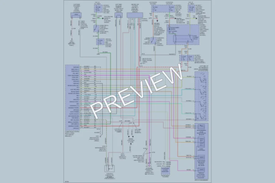 2004 Ford CrownVictoria Transmission wiring diagram preview
