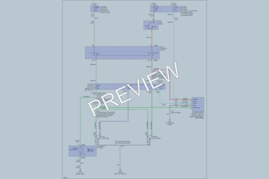 2004 Ford E150 Headlights wiring diagram preview