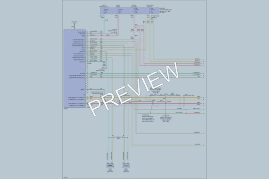 2004 Ford E250 Radio wiring diagram preview