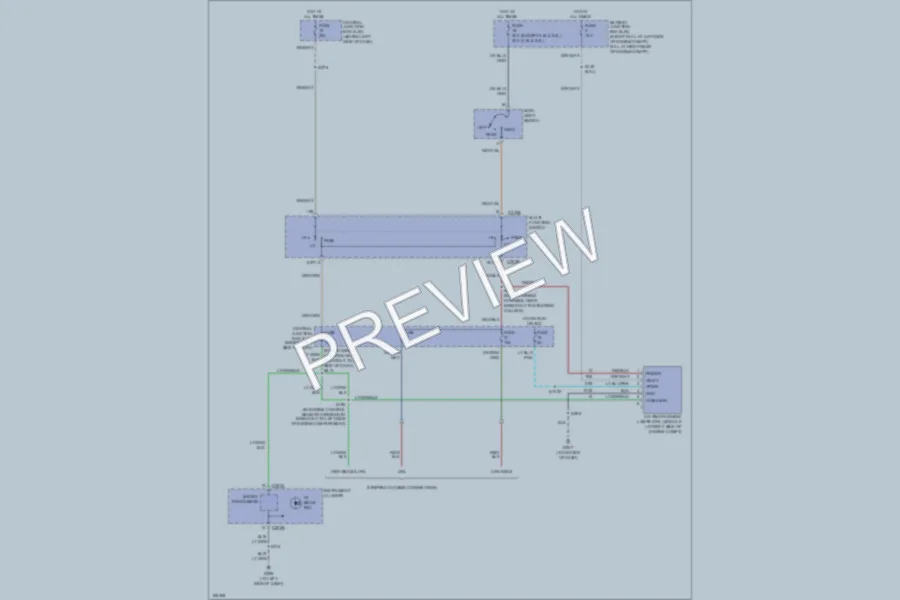 2004 Ford E350 Super Duty Headlights wiring diagram preview