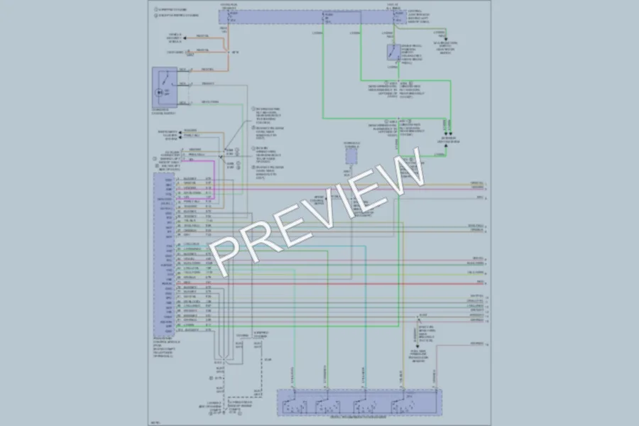 2004 Ford E150 Transmission wiring diagram preview