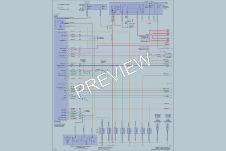 2004 Ford E350 Super Duty Engine Performance wiring diagram preview