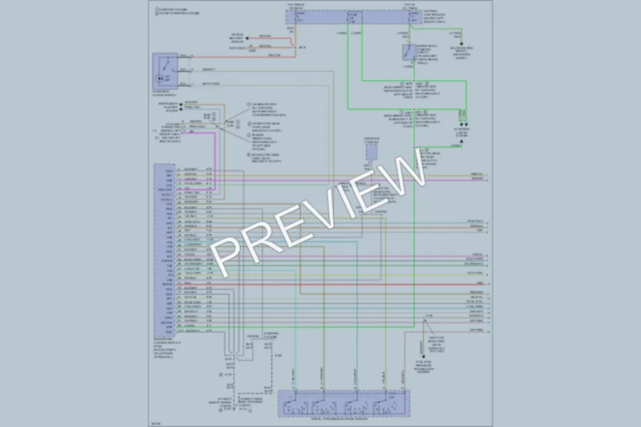 2004 Ford E350 Super Duty Transmission wiring diagram preview