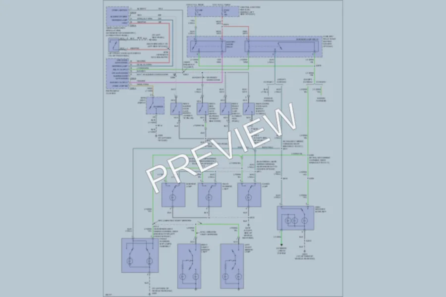 2004 Ford E250 Interior Lights wiring diagram preview