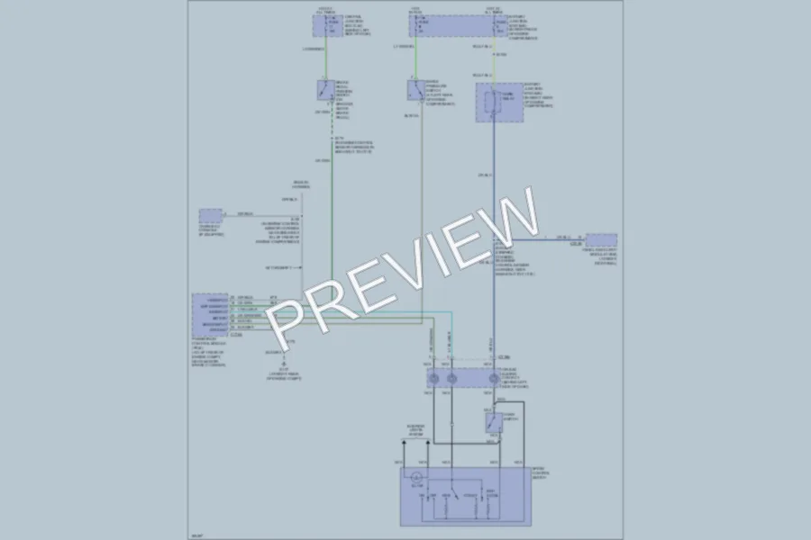 2004 Ford E450Econoline Cruise Control wiring diagram preview
