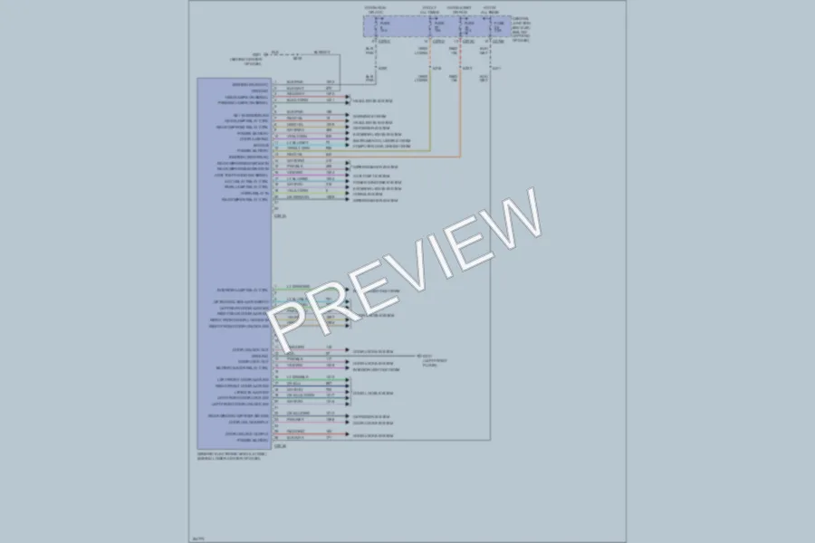 2004 Ford Escape Body Control Modules wiring diagram preview
