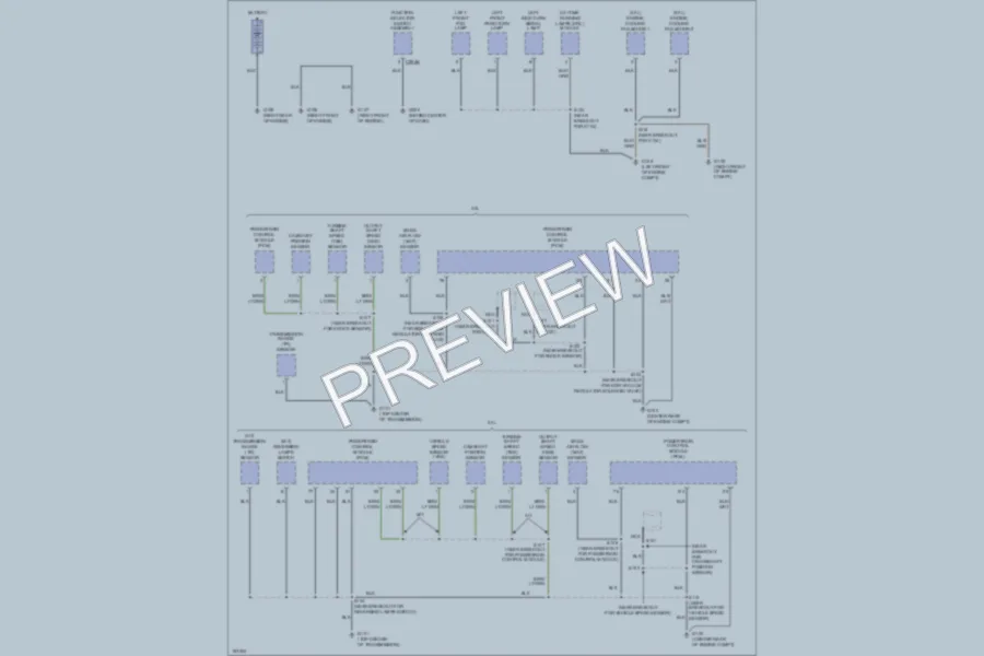 2004 Ford Escape Ground Distribution wiring diagram preview