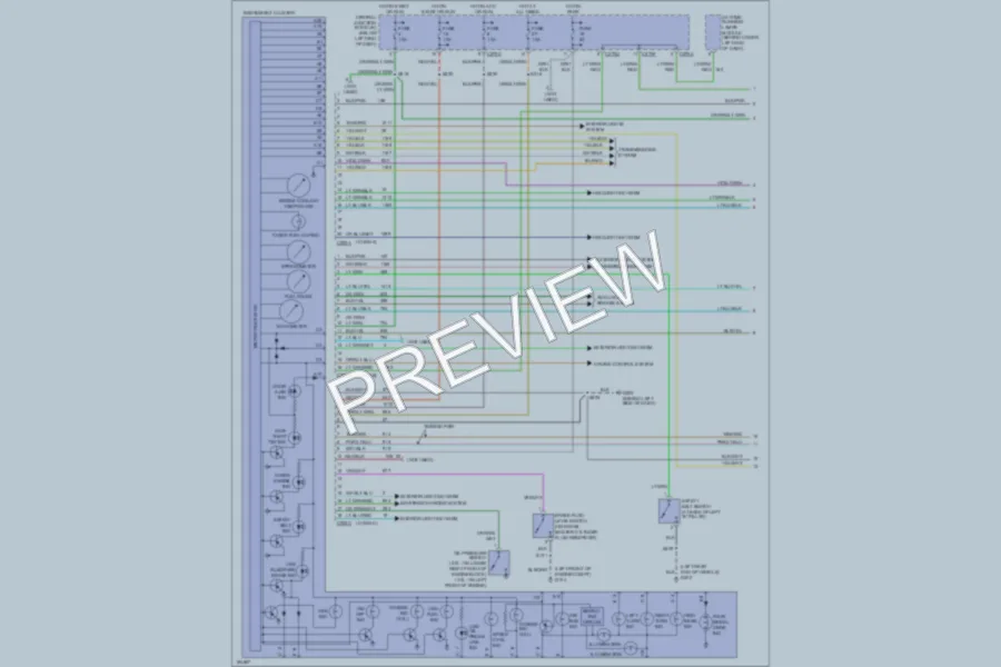 2004 Ford Escape Instrument Cluster wiring diagram preview