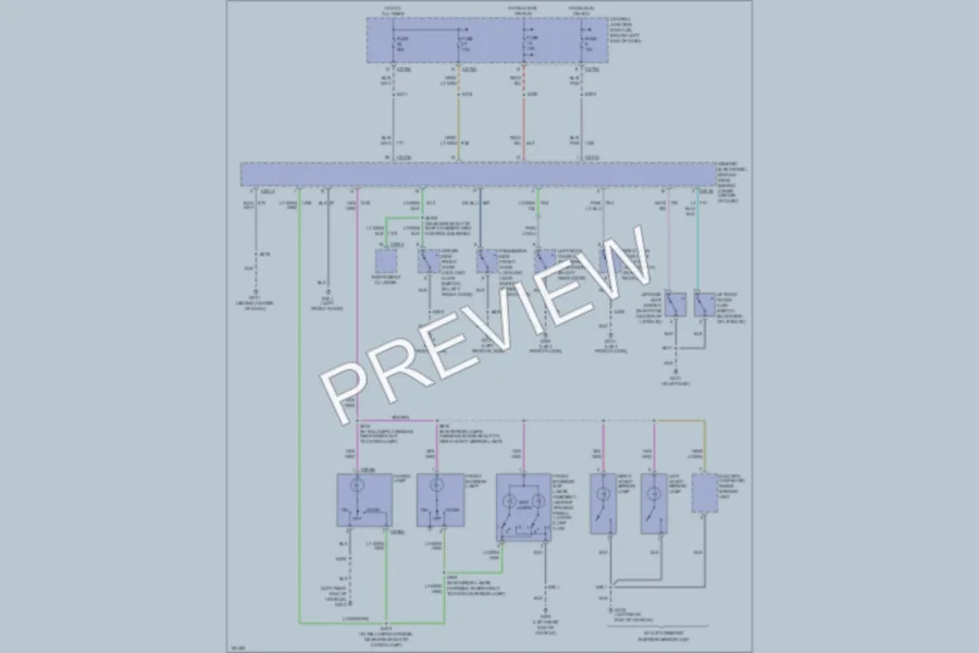 2004 Ford Escape Interior Lights wiring diagram preview