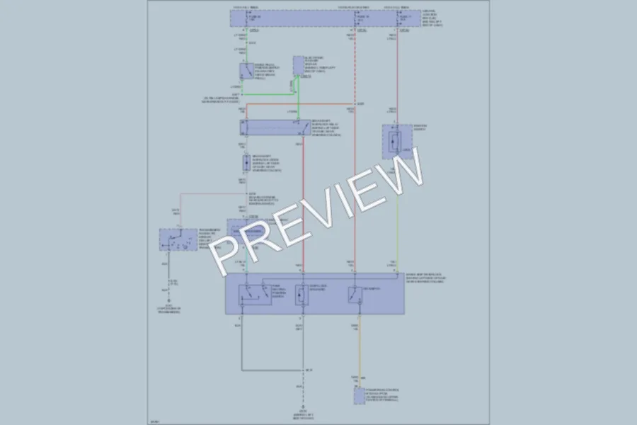 2004 Ford Escape Shift Interlock wiring diagram preview