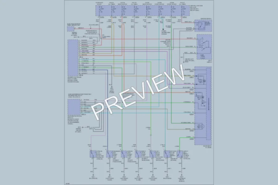 2004 Ford Escape Warning Systems wiring diagram preview