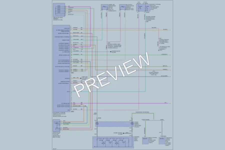 2004 Ford Excursion Air Conditioning wiring diagram preview