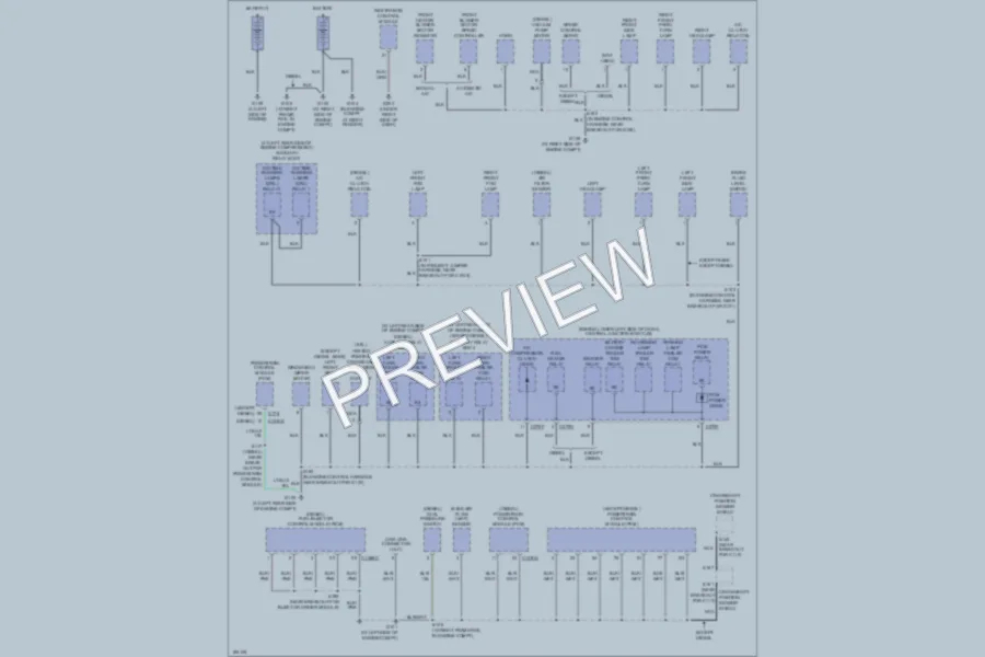 2004 Ford Excursion Ground Distribution wiring diagram preview
