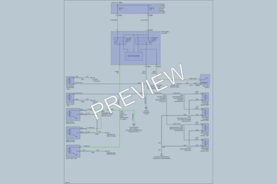 2004 Ford Excursion Interior Lights wiring diagram preview