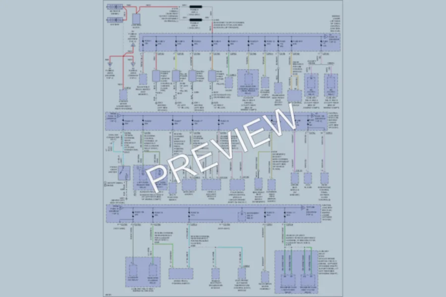 2004 Ford Excursion Power Distribution wiring diagram preview