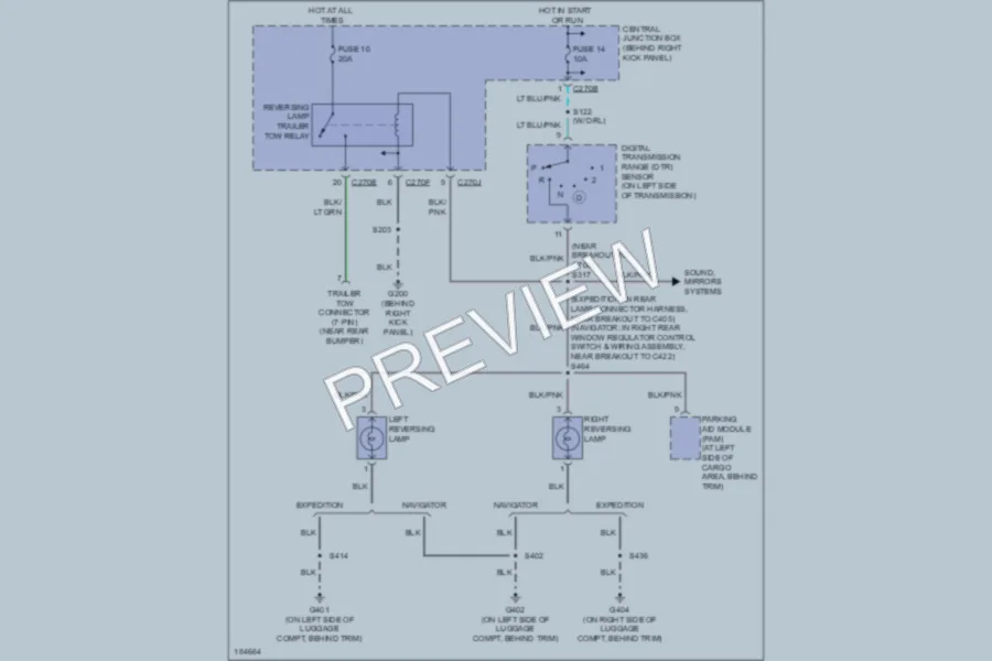 2004 Ford Expedition Exterior Lights wiring diagram preview