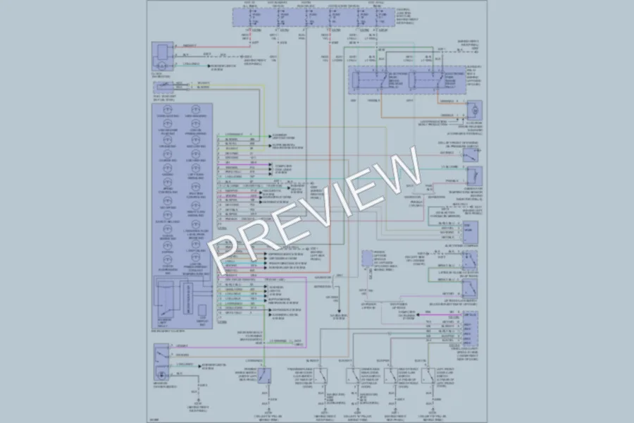 2004 Ford Expedition Instrument Cluster wiring diagram preview