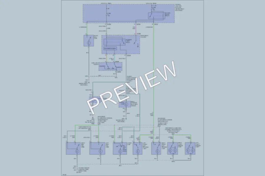 2004 Ford Expedition Interior Lights wiring diagram preview