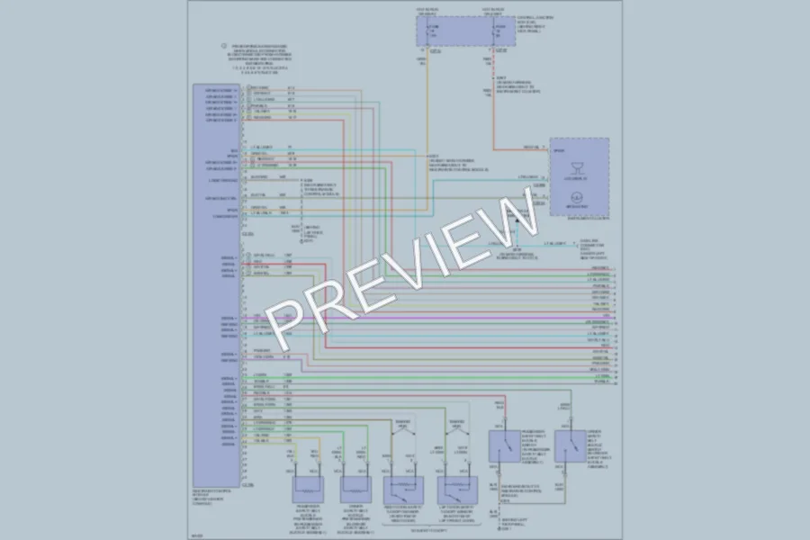 2004 Ford Expedition Supplemental Restraints wiring diagram preview