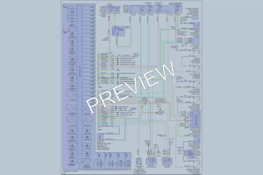 2004 Ford Explorer Instrument Cluster wiring diagram preview