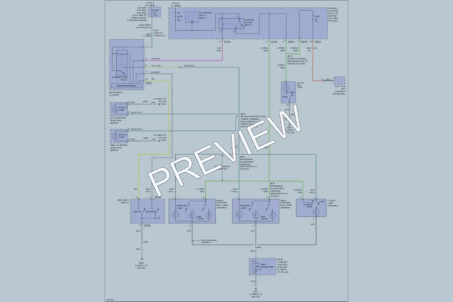 2004 Ford Explorer Interior Lights wiring diagram preview