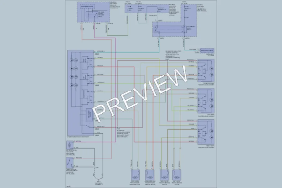 2004 Ford Explorer Power Windows wiring diagram preview