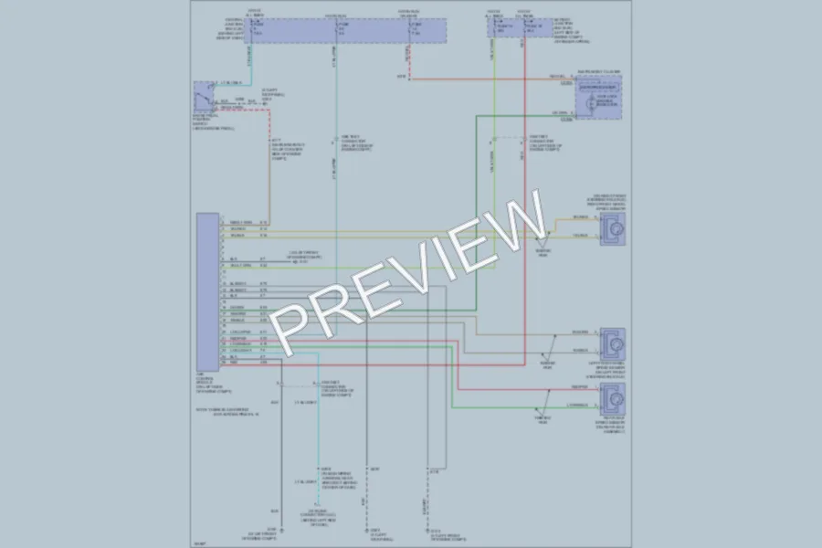 2004 Ford ExplorerSportTrac Anti Lock Brakes wiring diagram preview
