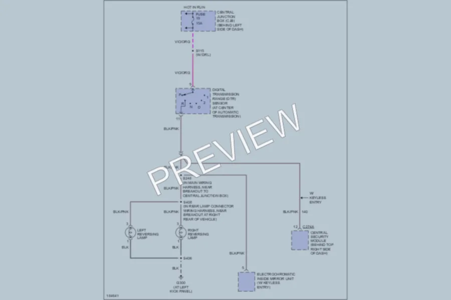2004 Ford ExplorerSportTrac Exterior Lights wiring diagram preview