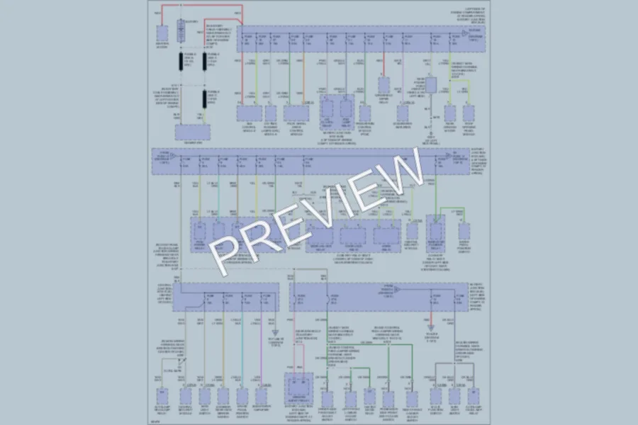 2004 Ford ExplorerSportTrac Power Distribution wiring diagram preview