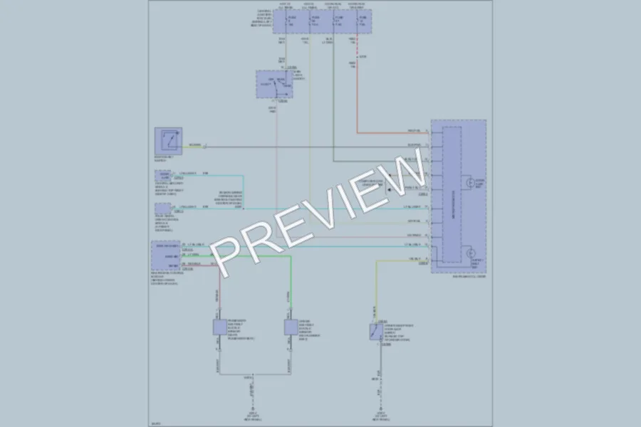 2004 Ford ExplorerSportTrac Warning Systems wiring diagram preview