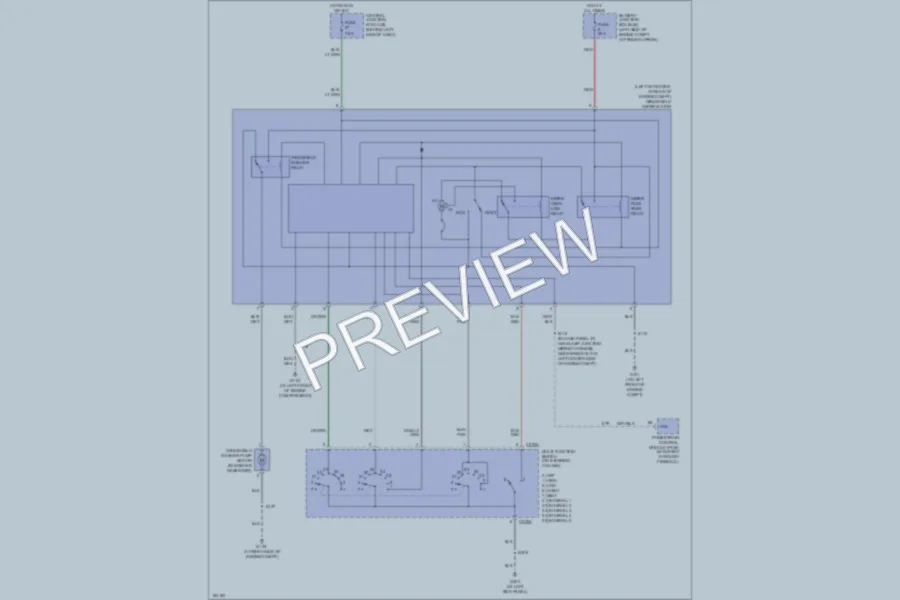 2004 Ford ExplorerSportTrac Wiper Washer wiring diagram preview