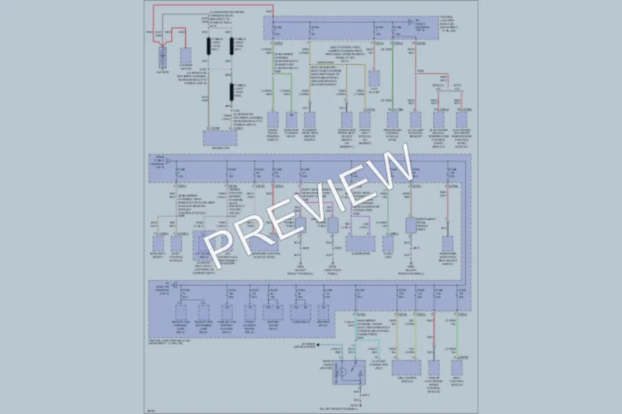 2004 Ford F150 Power Distribution wiring diagram preview