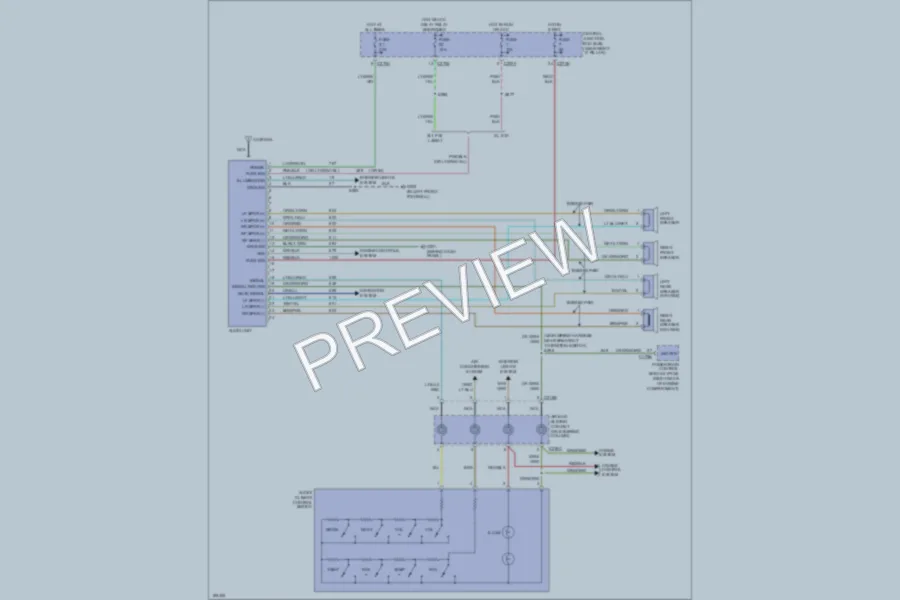 2004 Ford F150 Radio wiring diagram preview
