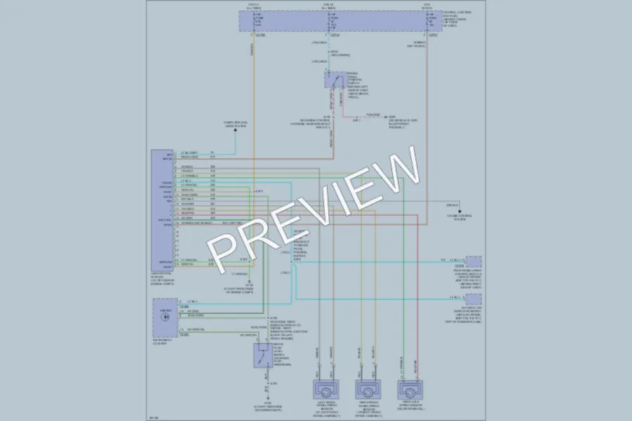 2004 Ford F250 Super Duty Anti Lock Brakes wiring diagram preview
