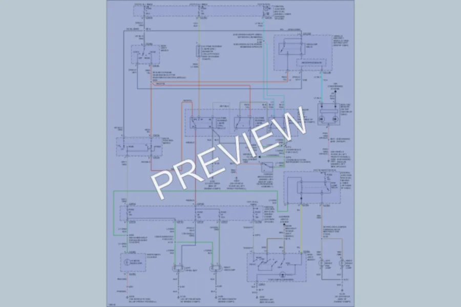 2004 Ford F250 Super Duty Headlights wiring diagram preview