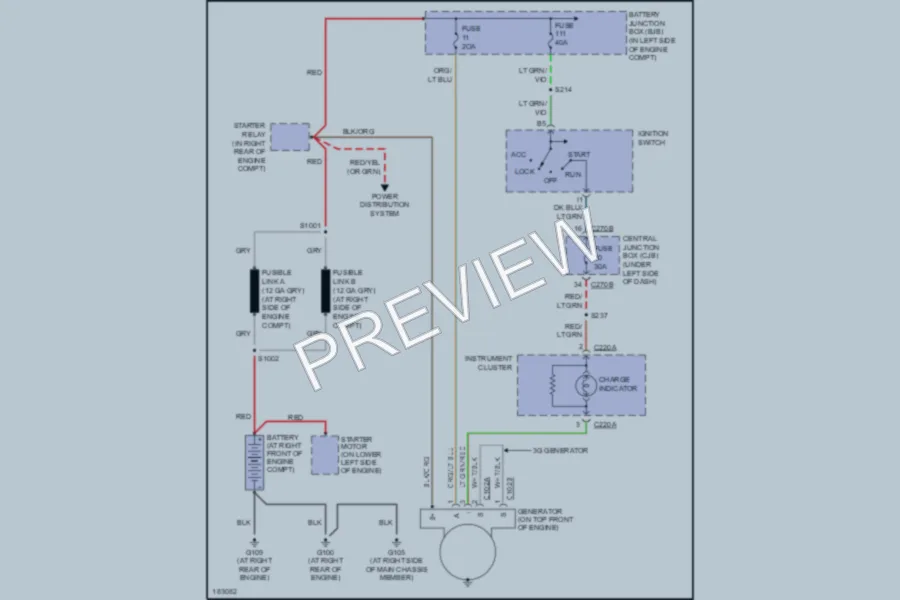 2004 Ford F150 Starting Charging wiring diagram preview
