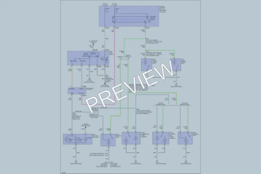 2004 Ford F150 Interior Lights wiring diagram preview