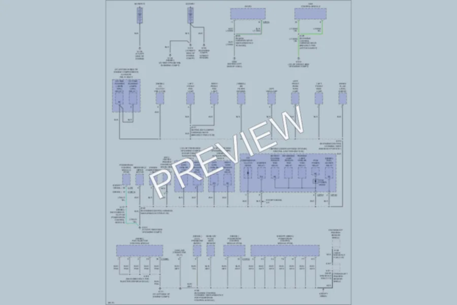 2004 Ford F350 Super Duty Ground Distribution wiring diagram preview